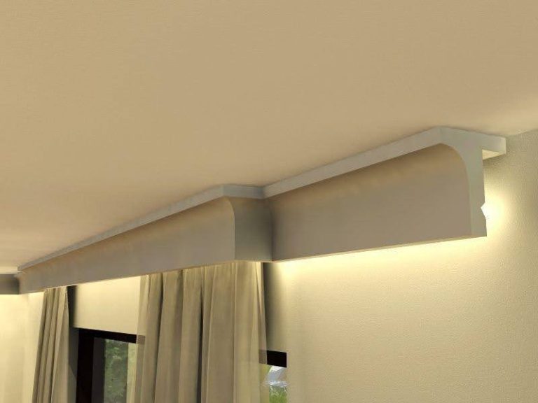 Maskownica karnisza sekretem eleganckiego wnętrza