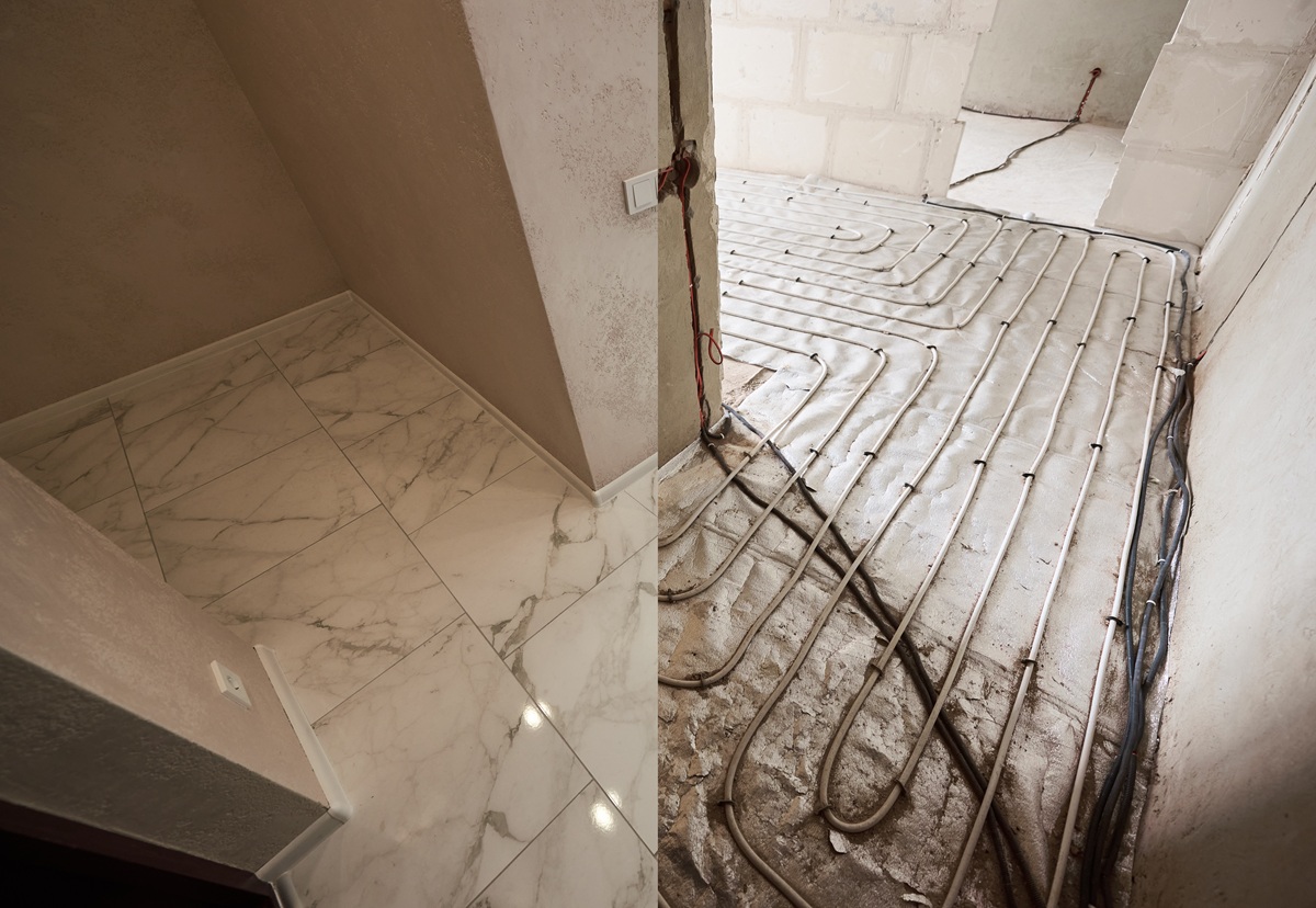 Układanie płytek na ogrzewaniu podłogowym – o czym trzeba pamiętać